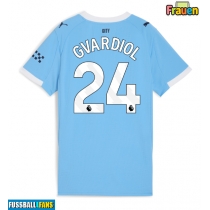 Manchester City Josko Gvardiol #24 Heimtrikot Frauen 2025-26 Kurzarm